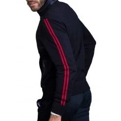 Gilet Avec Manches Longues Et Col Montant Delahaye Marine -Passons à la mode masculine ! 115590 150078vt gilet avec manches longues et col montant delahaye marine 03 600x600