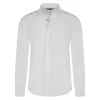 Chemise Bande Originale Avec Manches Longues Et Col Italien Blanche -Passons à la mode masculine ! 115598 149619vt chemise bande originale avec manches longues et col italien blanche 01 600x600