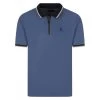 Polo Avec Manches Courtes Et Col Zippé CoFoX Coton Bleu -Passons à la mode masculine ! 115675 150377vt polo avec manches courtes et col zippe cofox coton bleu 01 600x600