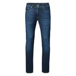 Jean Pierre Cardin Future Flex Lyon En Coton Stretch Indigo à Léger Délavé