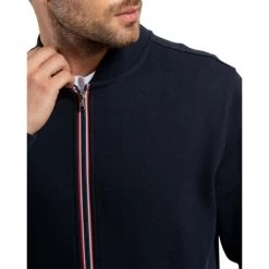 Cardigan Col Teddy Mise Au Green En Coton Bleu Marine -Passons à la mode masculine ! 115820 151120vt cardigan col teddy mise au green en coton bleu marine 03 600x600