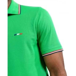 Polo Avec Manches Courtes Et Col Polo Mise Au Green Coton Vert -Passons à la mode masculine ! 115846 151073vt polo avec manches courtes et col polo mise au green coton vert 04 600x600