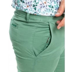Pantalon Mise Au Green En Coton Vert D'eau -Passons à la mode masculine ! 115871 151034vt pantalon mise au green en coton vert d eau 04 600x600