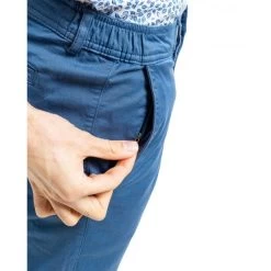 Pantalon Mise Au Green En Coton Bleu -Passons à la mode masculine ! 115875 151030vt pantalon mise au green en coton bleu 05 600x600