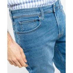 Jean Mise Au Green Coton Bleu -Passons à la mode masculine ! 115877 151018vt jean mise au green coton bleu 04 600x600