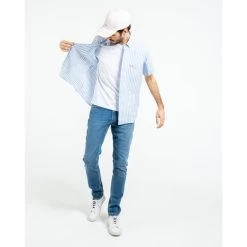 Jean Mise Au Green Coton Bleu -Passons à la mode masculine ! 115877 151018vt jean mise au green coton bleu 05 600x600