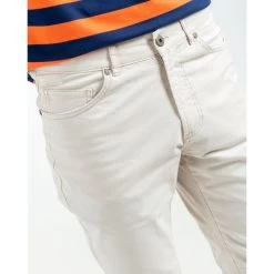 Pantalon Mise Au Green Coton Gris Clair -Passons à la mode masculine ! 115880 151015vt pantalon mise au green coton gris clair 03 600x600