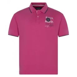 Polo Redfield En Coton Avec Manches Courtes Rose