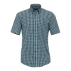 Chemise Avec Manches Courtes Et Col Américain Casa Moda Turquoise Carreaux -Passons à la mode masculine ! 116218 149831vt chemise avec manches courtes et col americain casa moda turquoise carreaux 01 600x600