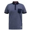 Polo Duke En Coton Avec Manches Courtes Et Col Français Bleu Marine Rayé -Passons à la mode masculine ! 116221 148479vt polo duke en coton avec manches courtes et col francais bleu marine raye 01 600x600