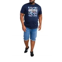 T-shirt Avec Manches Courtes Et Col Rond Duke Coton Marine -Passons à la mode masculine ! 116237 148463vt t shirt avec manches courtes et col rond duke coton marine 03 600x600