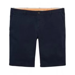 Short Chino à 4 Poches Tom Tailor + En Coton Bleu Marine