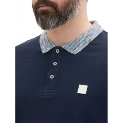 Polo Avec Manches Courtes Et Col Boutonné Tom Tailor + Coton Marine Maille Piquée -Passons à la mode masculine ! 116251 147818vt polo avec manches courtes et col boutonne tom tailor coton marine maille piquee 03 600x600
