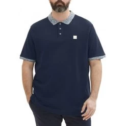Polo Avec Manches Courtes Et Col Boutonné Tom Tailor + Coton Marine Maille Piquée -Passons à la mode masculine ! 116251 147818vt polo avec manches courtes et col boutonne tom tailor coton marine maille piquee 05 600x600
