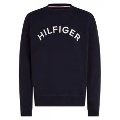 Sweat Avec Manches Longues Et Col Rond Tommy Hilfiger Big & Tall Marine