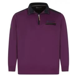 Sweat Col Montant Redfield Avec Manches Longues Bordeaux