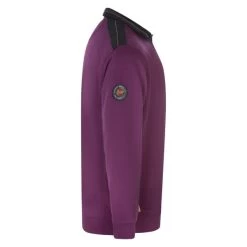 Sweat Col Montant Redfield Avec Manches Longues Bordeaux -Passons à la mode masculine ! 116398 141890vt sweat col montant redfield avec manches longues bordeaux 03 600x600