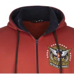 Sweat à Capuche Maxfort En Coton Avec Manches Longues Rouge -Passons à la mode masculine ! 116416 141872vt sweat a capuche maxfort en coton avec manches longues rouge 03 600x600