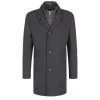 Manteau Bugatti Avec Manches Longues Et Col Montant à Revers Anthracite Chiné -Passons à la mode masculine ! 116433 141836vt manteau bugatti avec manches longues et col montant a revers anthracite chine 01 600x600
