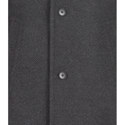 Manteau Bugatti Avec Manches Longues Et Col Montant à Revers Anthracite Chiné -Passons à la mode masculine ! 116433 141836vt manteau bugatti avec manches longues et col montant a revers anthracite chine 03 600x600