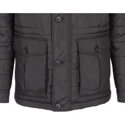 Parka Bugatti Avec Manches Longues Et Col Montant Noir Matelassée -Passons à la mode masculine ! 116435 141834vt parka bugatti avec manches longues et col montant noir matelassee 03 600x600