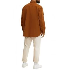 Chemise Tom Tailor + Velours Regular Fit Avec Manches Longues Et Col Italien Camel En Velours -Passons à la mode masculine ! 116539 138927vt chemise tom tailor velour grande taille regular fit avec manches longues et col italien camel en velours 03 600x600