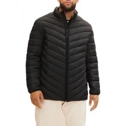 Doudoune Tom Tailor + Avec Manches Longues Et Col Montant Noire Matelassée -Passons à la mode masculine ! 116549 138917vt doudoune tom tailor grande taille avec manches longues et col montant noire matelassee 03 600x600
