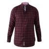 Chemise Duke Holton En Coton Ajustée Avec Manches Longues Et Col Italien Rouge à Carreaux -Passons à la mode masculine ! 116557 138031vt chemise duke holton en coton ajustee avec manches longues et col italien rouge a carreaux 01 600x600