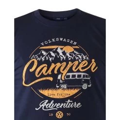 T-shirt Col Rond Duke Hornsey En Coton Avec Manches Courtes Bleu Marine -Passons à la mode masculine ! 116563 138025vt t shirt col rond duke hornsey en coton avec manches courtes bleu marine 03 600x600