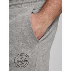 Jogging Jack & Jones + Coton Gris -Passons à la mode masculine ! 116719 115698vt jogging jack et jones coton gris 03 600x600