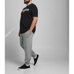 Jogging Jack & Jones + Coton Gris -Passons à la mode masculine ! 116719 115698vt jogging jack et jones coton gris 06 600x600
