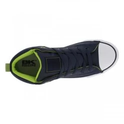 Baskets Montantes Bk Bleu Marine Et à Lacets Plats -Passons à la mode masculine ! 116787 17079ch baskets montantes bk bleu marine et a lacets plats 05 600x600