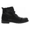 Bottines Orland En Cuir Noires Et à Lacets Et Zip Latéral -Passons à la mode masculine ! 116869 17578ch bottines orland en cuir noires et a lacets et zip lateral 01 600x600