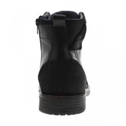 Bottines Orland En Cuir Noires Et à Lacets Et Zip Latéral -Passons à la mode masculine ! 116869 17578ch bottines orland en cuir noires et a lacets et zip lateral 04 600x600