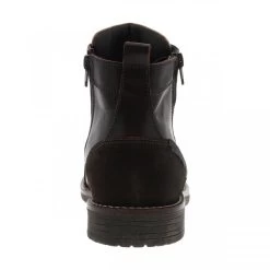 Bottines Orland En Cuir Café Et à Lacets Et Zip Latéral -Passons à la mode masculine ! 116871 17580ch bottines orland en cuir cafe et a lacets et zip lateral 04 600x600