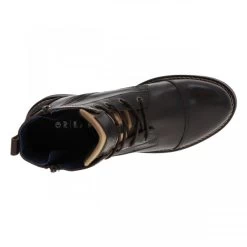 Bottines Orland En Cuir Café Et à Lacets Et Zip Latéral -Passons à la mode masculine ! 116871 17580ch bottines orland en cuir cafe et a lacets et zip lateral 05 600x600