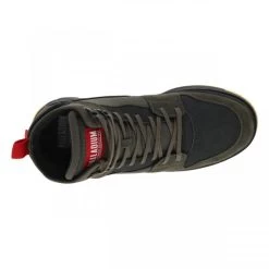 Baskets Montantes Palladium En Partie En Cuir Nubuck Olive à Semelle Semi-compensée -Passons à la mode masculine ! 116873 17599ch 17599ch 05 600x600