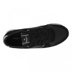 Baskets Basses Pepe Jeans En Cuir Nubuck Noirs Et à Lacets Plats -Passons à la mode masculine ! 116883 17614ch baskets basses pepe jeans en cuir nubuck noirs et a lacets plats 05 600x600