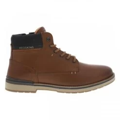 Bottines Redskins Cognac Et à Lacets Et Zip Latéral