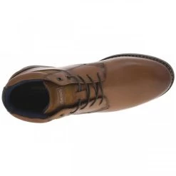 Boots Redskins En Cuir Marron à Talon Décroché Plat -Passons à la mode masculine ! 116897 17695ch boots redskins en cuir marron a talon decroche plat 05 600x600