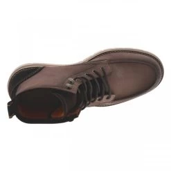 Bottines Redskins En Cuir Marron Et à Lacets Enduis -Passons à la mode masculine ! 116899 17697ch bottines redskins en cuir marron et a lacets enduis 05 600x600