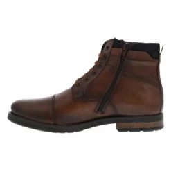 Boots Redskins En Cuir Marron Fumé à Talon Décroché Et Fermeture Zippé -Passons à la mode masculine ! 116900 17698ch 17698ch 03 600x600