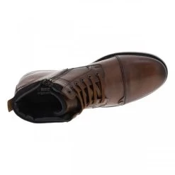 Boots Redskins En Cuir Marron Fumé à Talon Décroché Et Fermeture Zippé -Passons à la mode masculine ! 116900 17698ch 17698ch 05 600x600