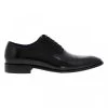 Derbies Richelieu Kdopa Bach En Cuir Vernis Noir Fabriquées En France