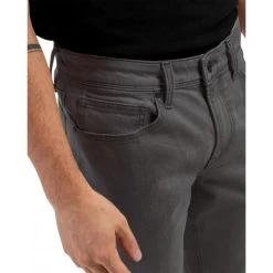 Jean Mise Au Green Coton Mélangé Gris -Passons à la mode masculine ! 117202 152913vt jean mise au green coton melange gris 04 600x600