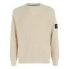 Pull Calvin Klein Coton Avec Manches Longues Et Col Rond écru -Passons à la mode masculine ! 117284 153117vt pull calvin klein coton avec manches longues et col rond ecru 01 600x600