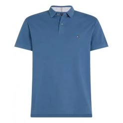 Polo Tommy Hilfiger Big & Tall Grande Taille Coton Avec Manches Courtes Et Col Polo Indigo