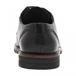 Derbies Bugatti En Cuir Noir à Talon Décroché Bas, Lacet Tressé -Passons à la mode masculine ! 117437 20153ch derbies bugatti en cuir noir a talon decroche bas lacet tresse 04 600x600
