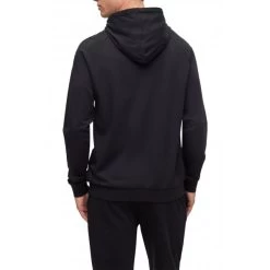 Sweat Boss Coton Avec Manches Longues Et Col à Capuche Noir -Passons à la mode masculine ! 117789 152408vt sweat boss coton avec manches longues et col a capuche noir 03 600x600