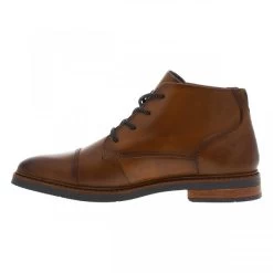 Bottines Bugatti Cognac à Talon Décroché Bas Et Bout Rapporté -Passons à la mode masculine ! 117981 20155ch bottines bugatti cognac a talon decroche bas et bout rapporte 03 600x600